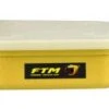 FTM Baitbox 1 Liter Geel Vierkant -Vissen Verkoop Winkel aasbox 1 lit