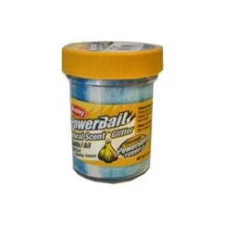 Powerbait: White Neon Blue Garlic
