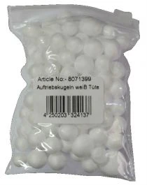 Piepschuim Balletjes Wit