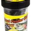 TFT Trout Finder Bait Kadaver ZINKEND Zwart/Wit -Vissen Verkoop Winkel trout finder bait zwart wit verpakt