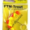 FTM New Generation Trout Pilots Geel/Rood Rond 10 Mm