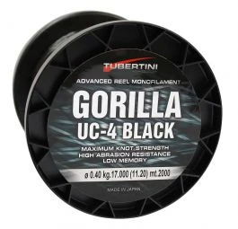 Tubertini UC 4 Gorilla Black 0.25 Mm 2000 Meter 3 Tubertini UC 4 Gorilla Black 0.25 Mm 2000 Meter